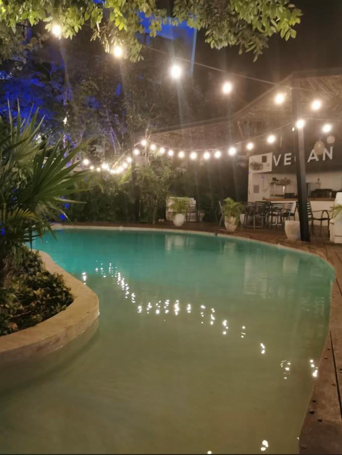 טולום Condo Jungle Apartment & Private Patio מראה חיצוני תמונה