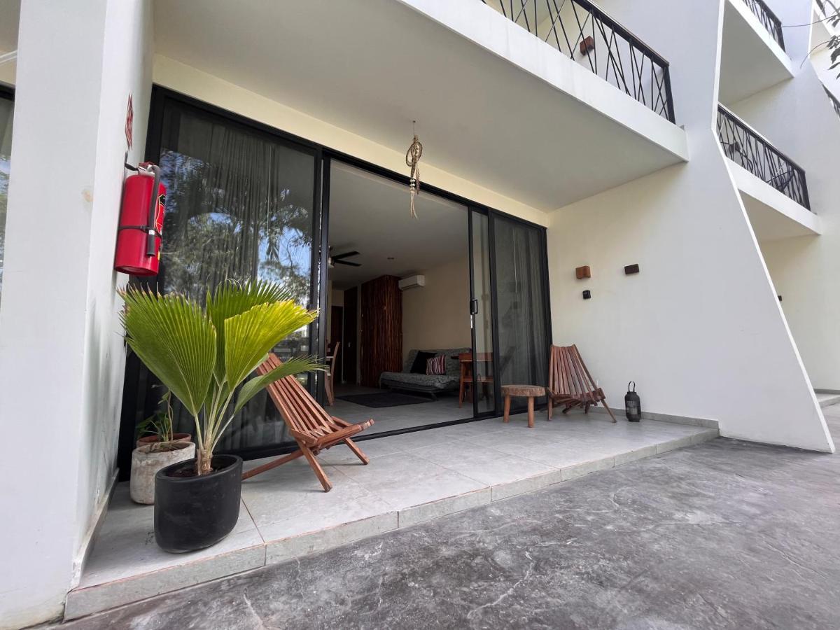 טולום Condo Jungle Apartment & Private Patio מראה חיצוני תמונה